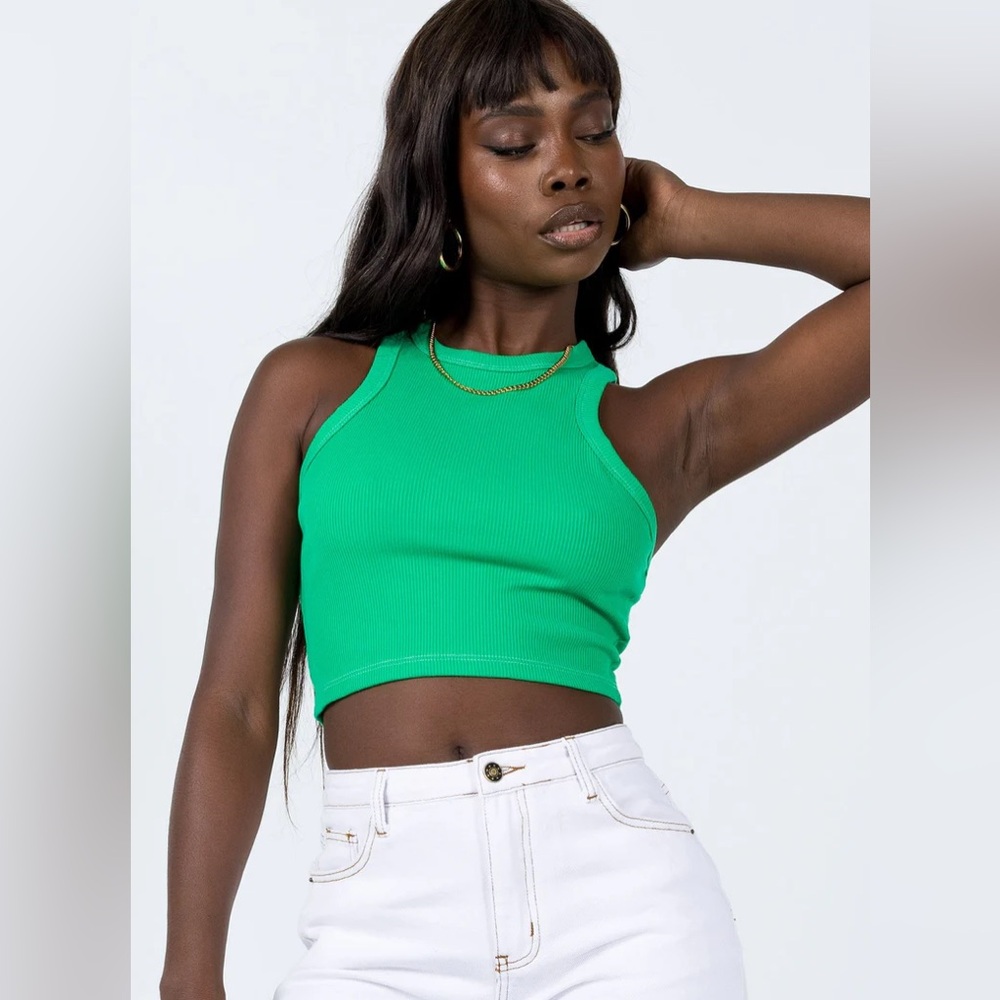 Princess Polly green tank top